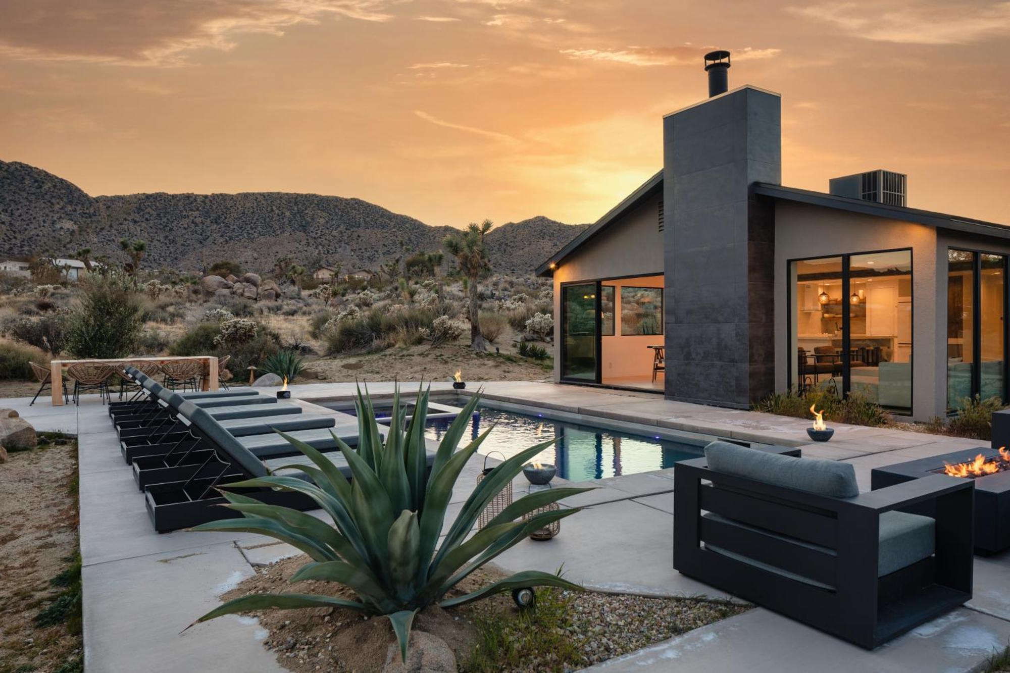 Amaru Muru - Luxury Retreat With Pool/Hot Tub/Yoga Joshua Tree Dış mekan fotoğraf